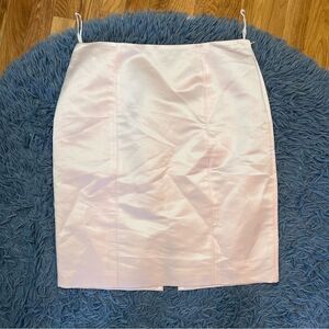Worth Light Pink Pencil Silk Skirt Size 12